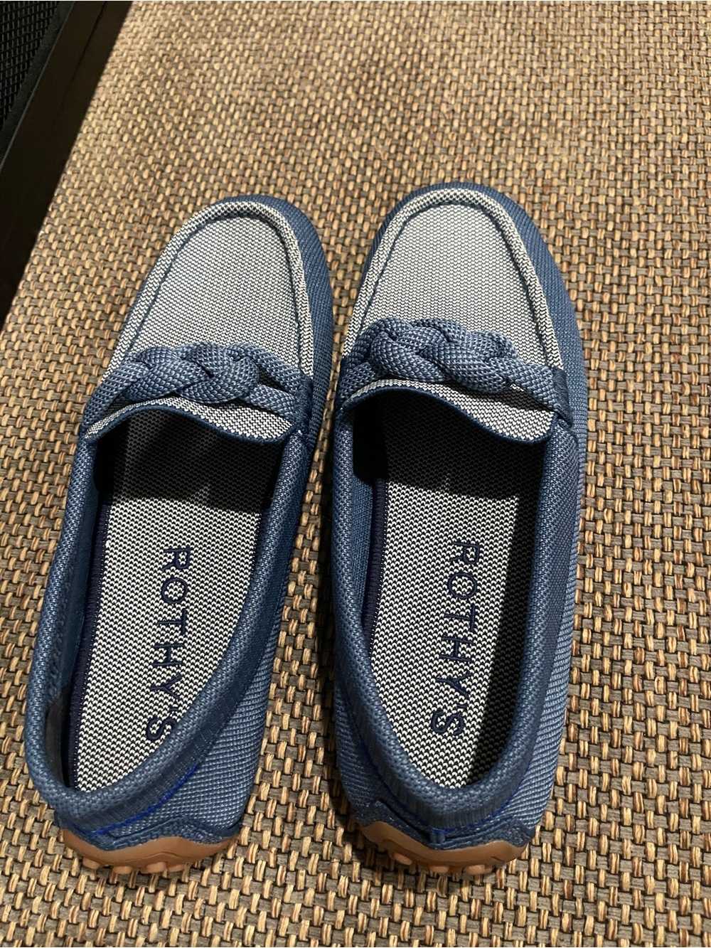 Rothy's The Braid Driver Loafers- Chambray - Picture 8 of 14
